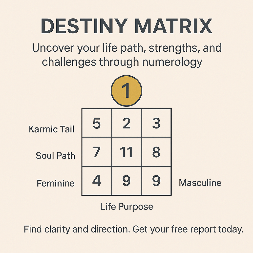 Free destiny matrix calculator