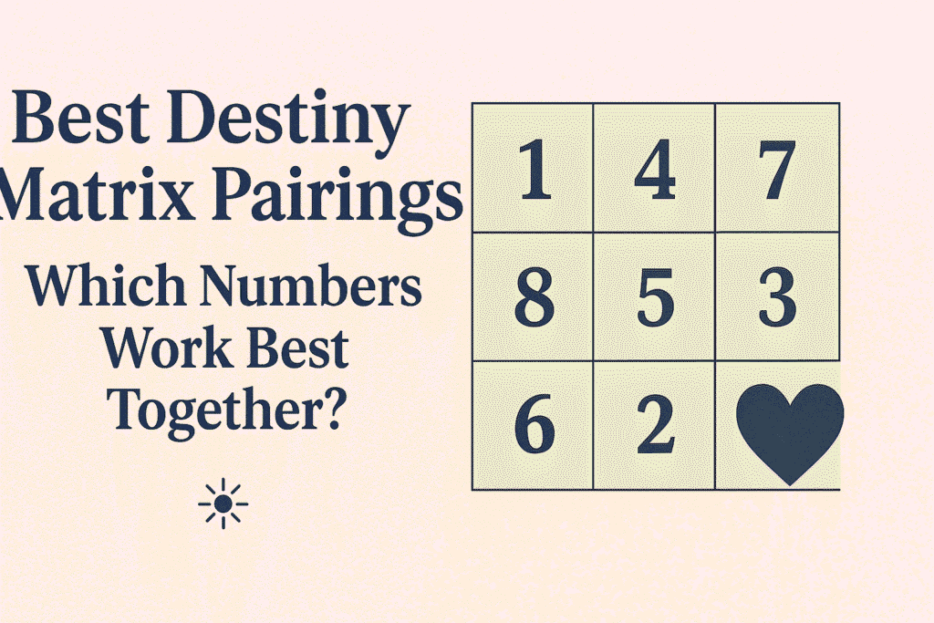 Best Destiny Matrix Pairings Which Numbers Work Best Together