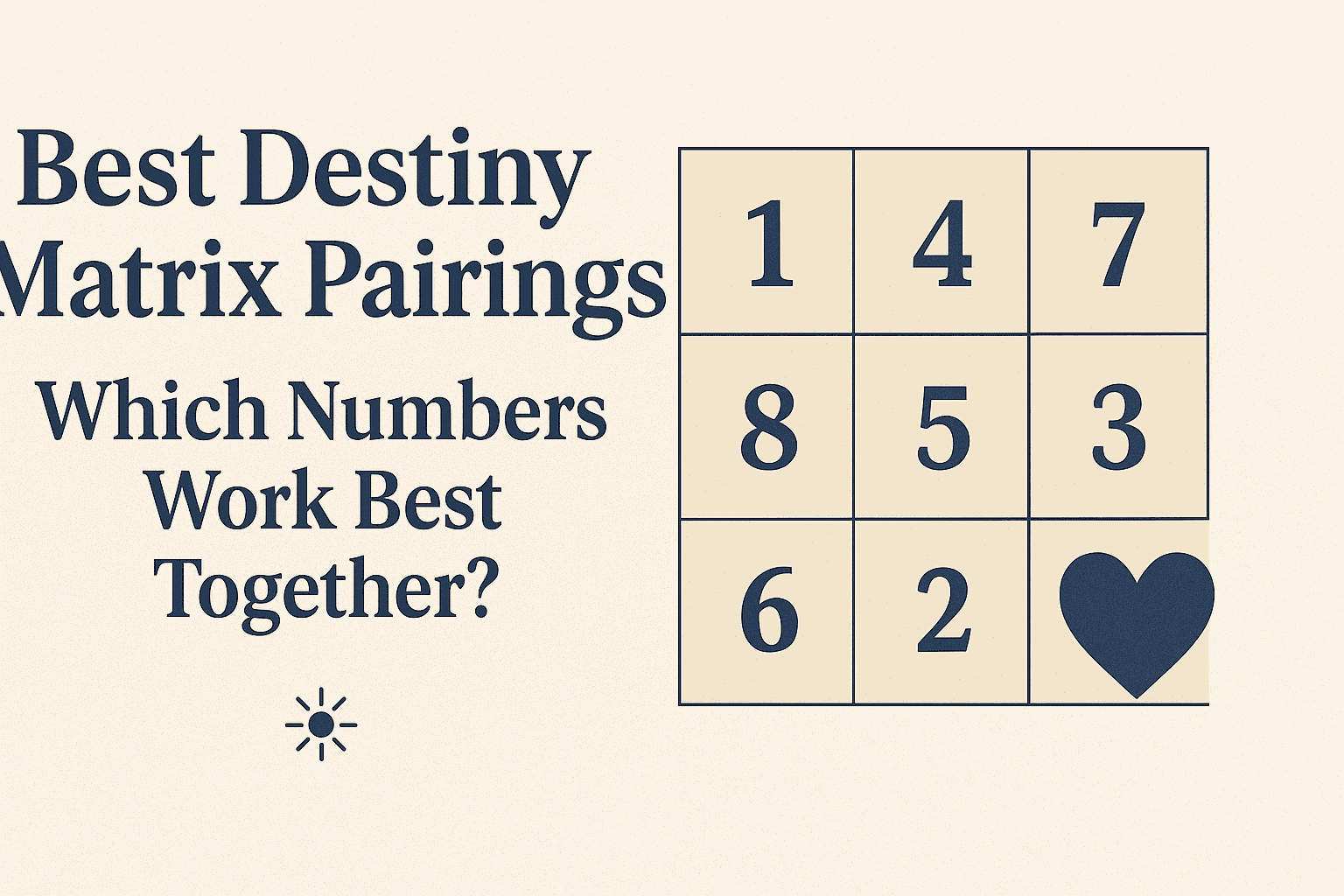 Best Destiny Matrix Pairings Which Numbers Work Best Together