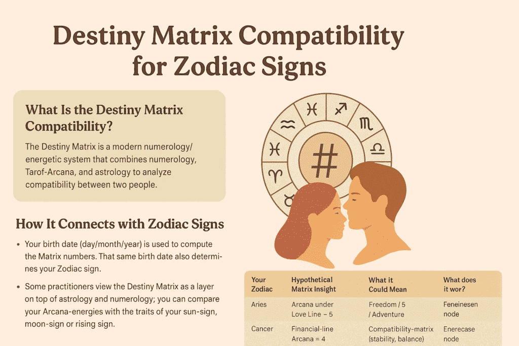 destiny matrix chart