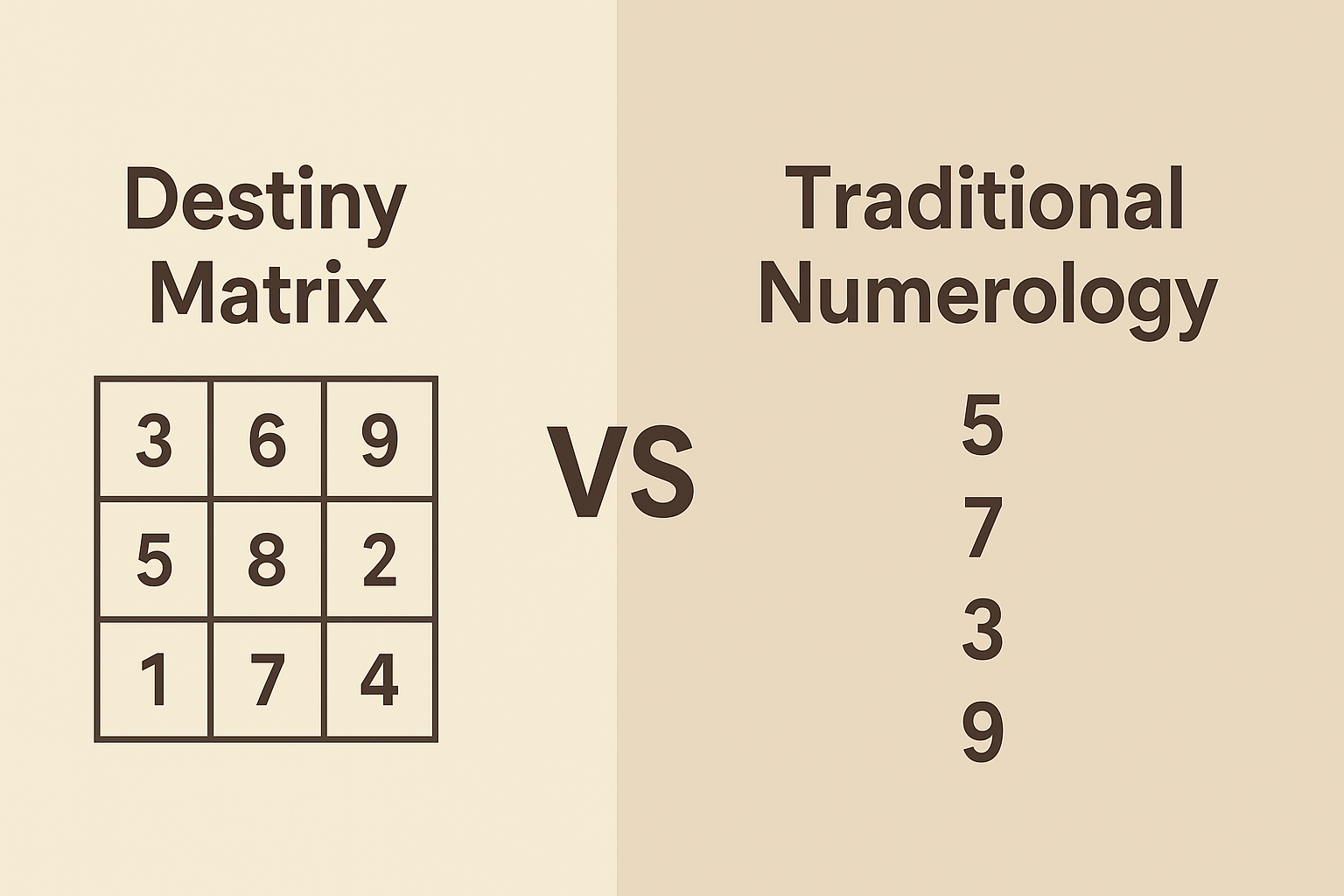destiny matrix chart