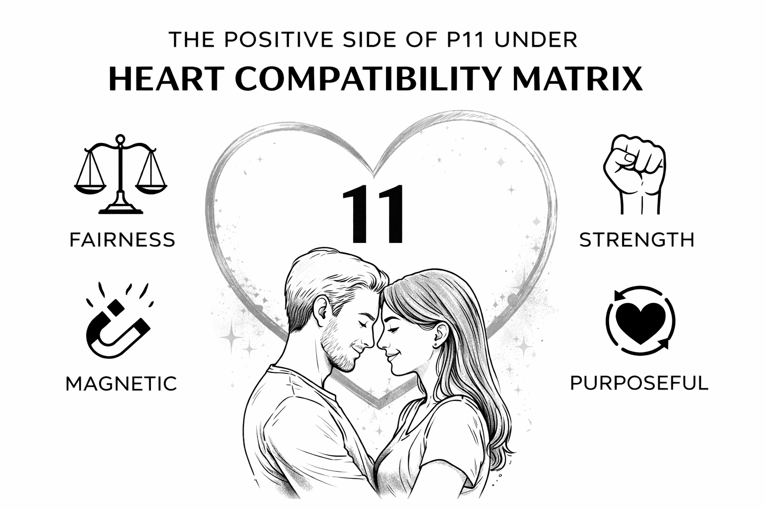 Heart Zone in a Destiny Matrix Chart