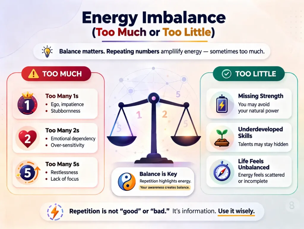 Why Do Some Numbers Repeat in Destiny Matrix? Energy Imbalance