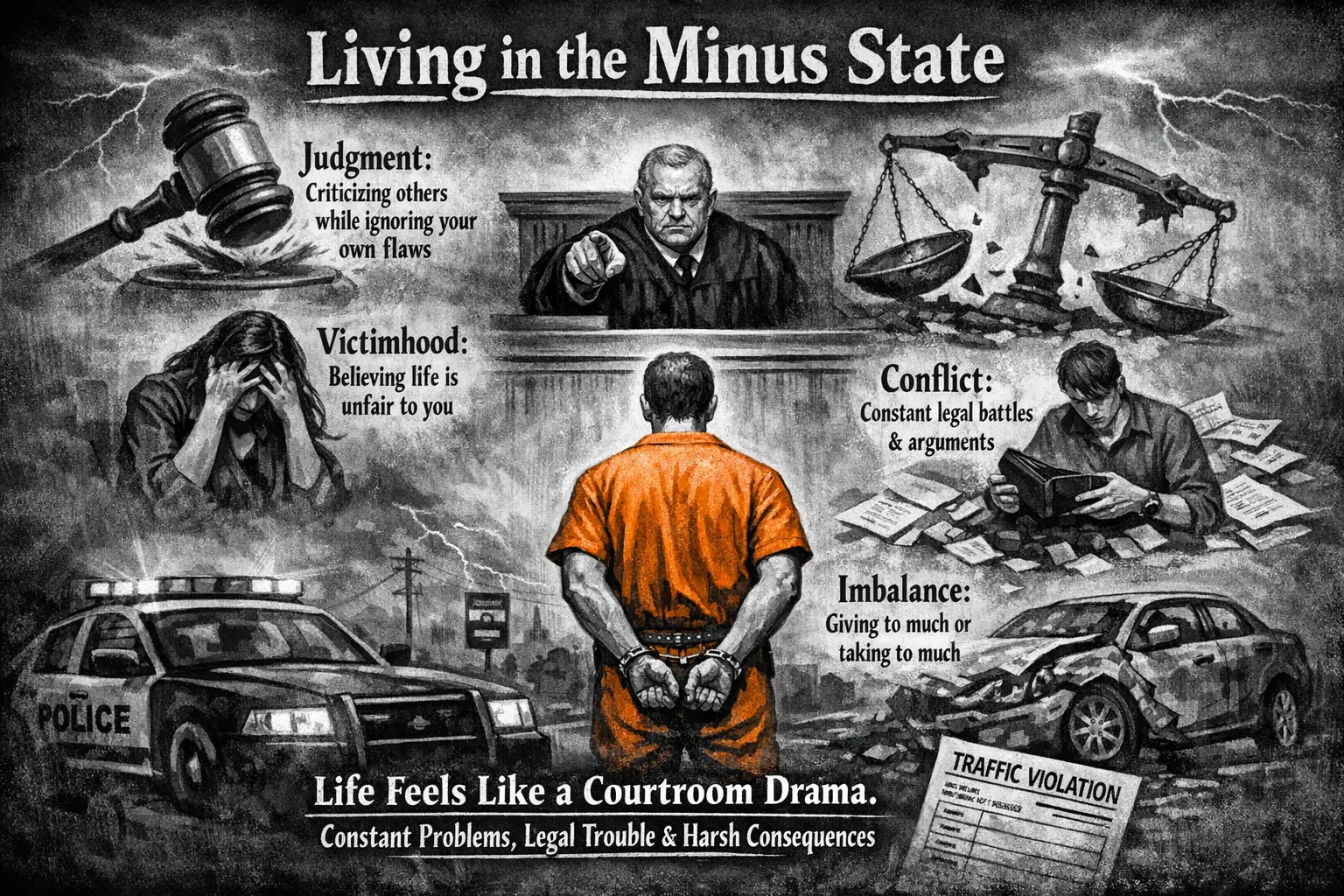 Living in the Minus State