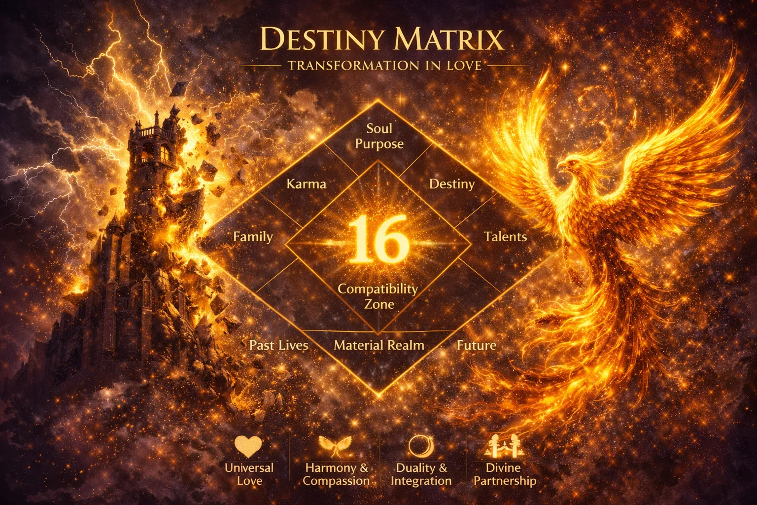 Destiny Matrix Compatibility Number 16