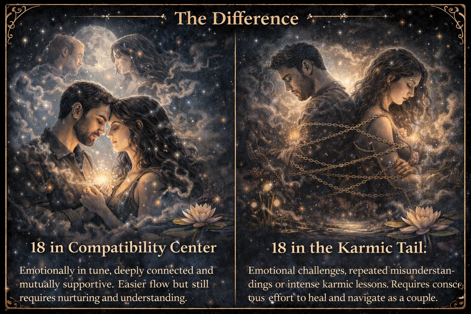 18 in Compatibility Center vs 18 in the Karmic Tail The Difference