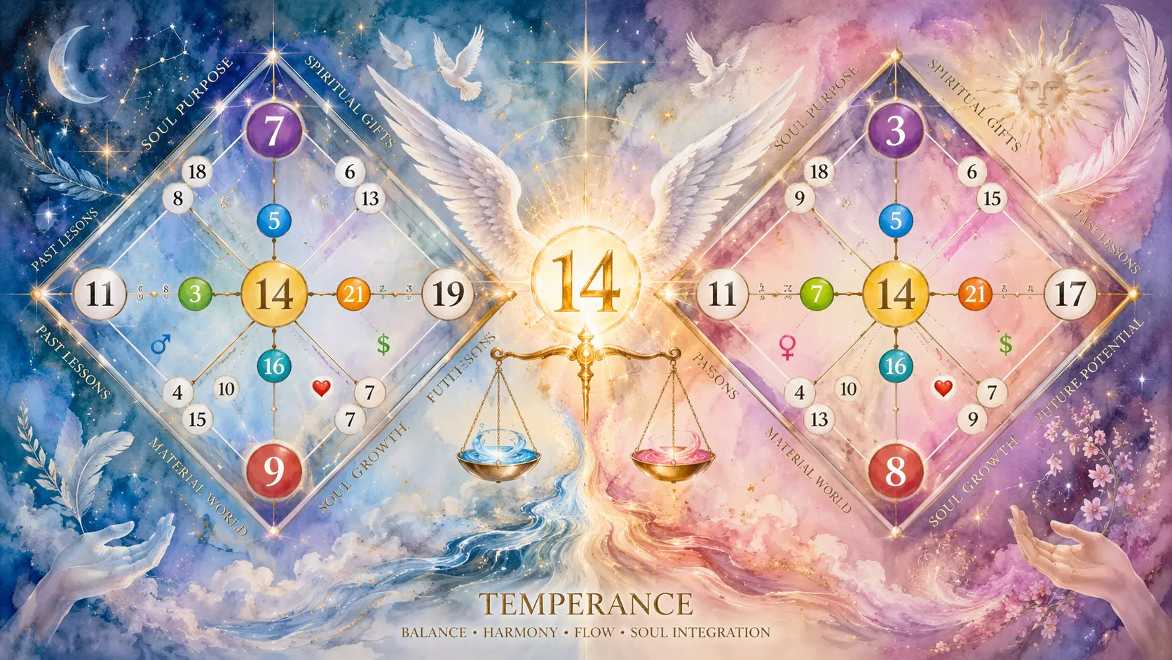 Arcana 14 in the Destiny Matrix