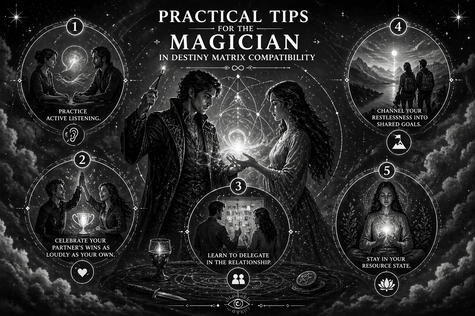 Best Compatibility Matches for the Magician (Arcana 1)