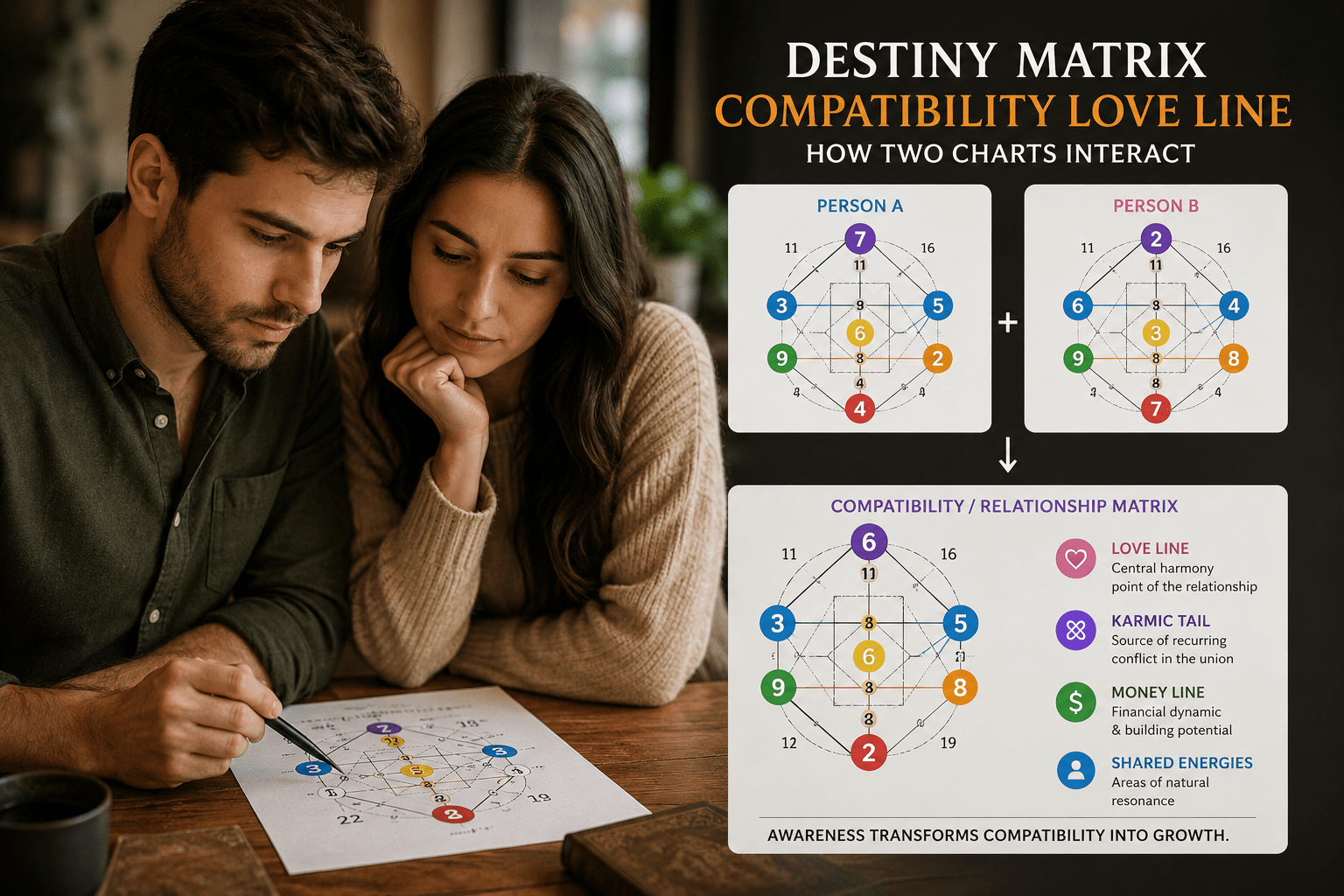 how two charts interact