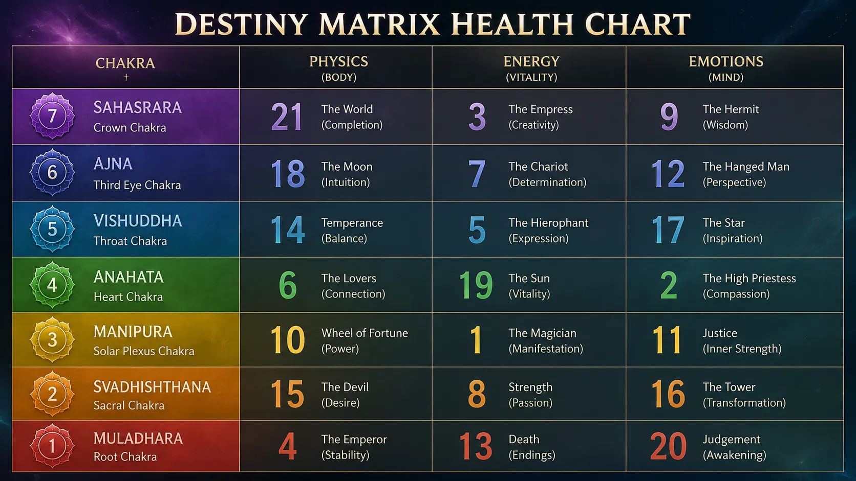 Health Chart Step by Step
