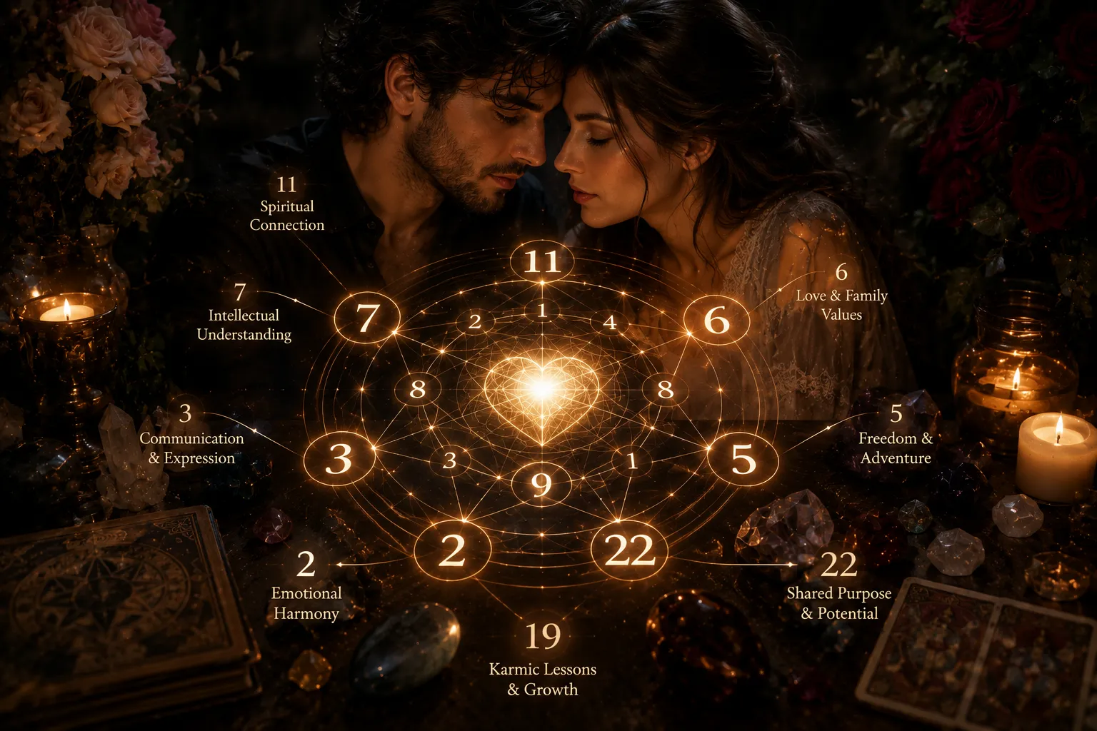 Soulmate Numbers in the Destiny Matrix
