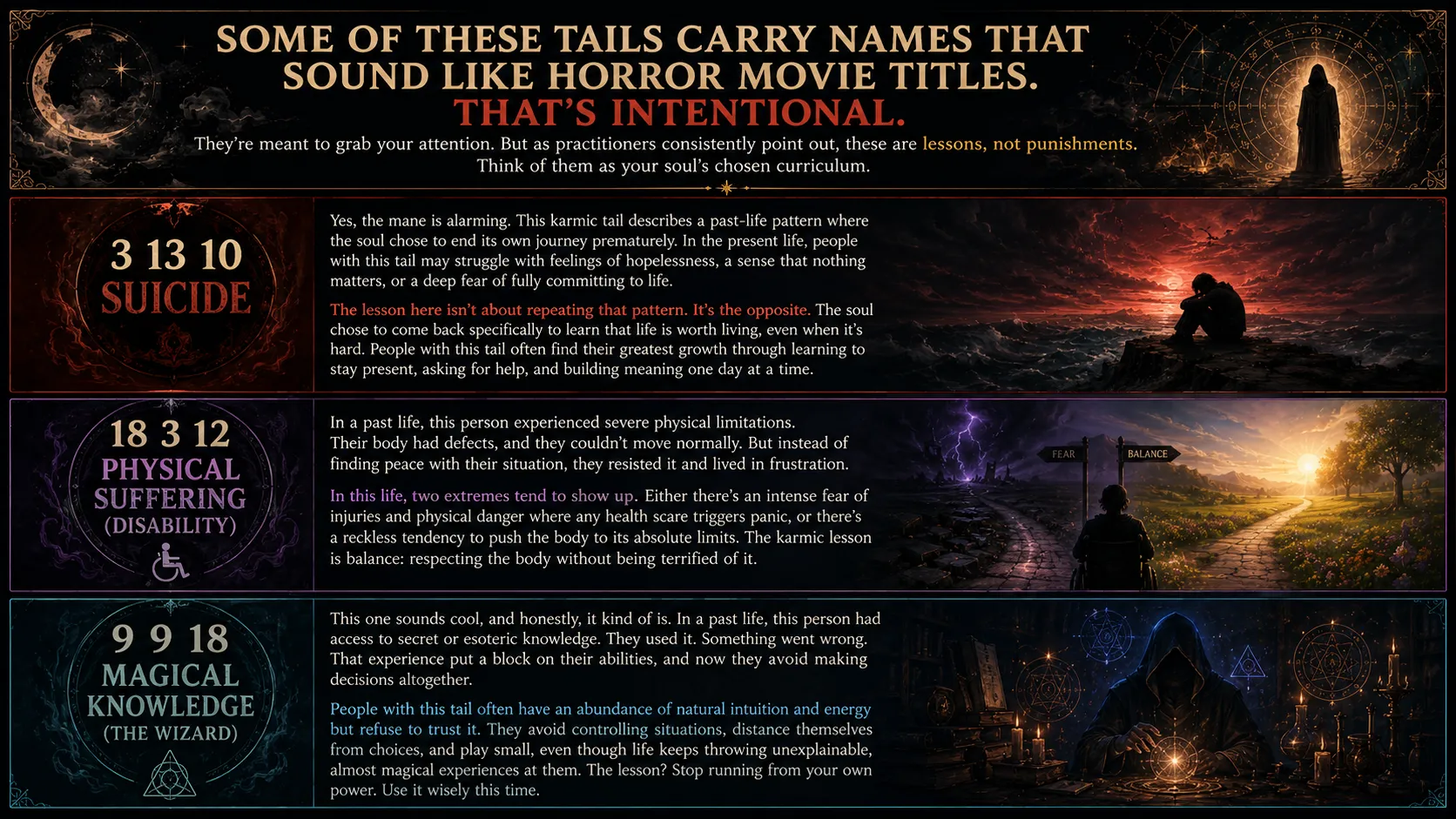 The Most Dramatic Karmic Tails