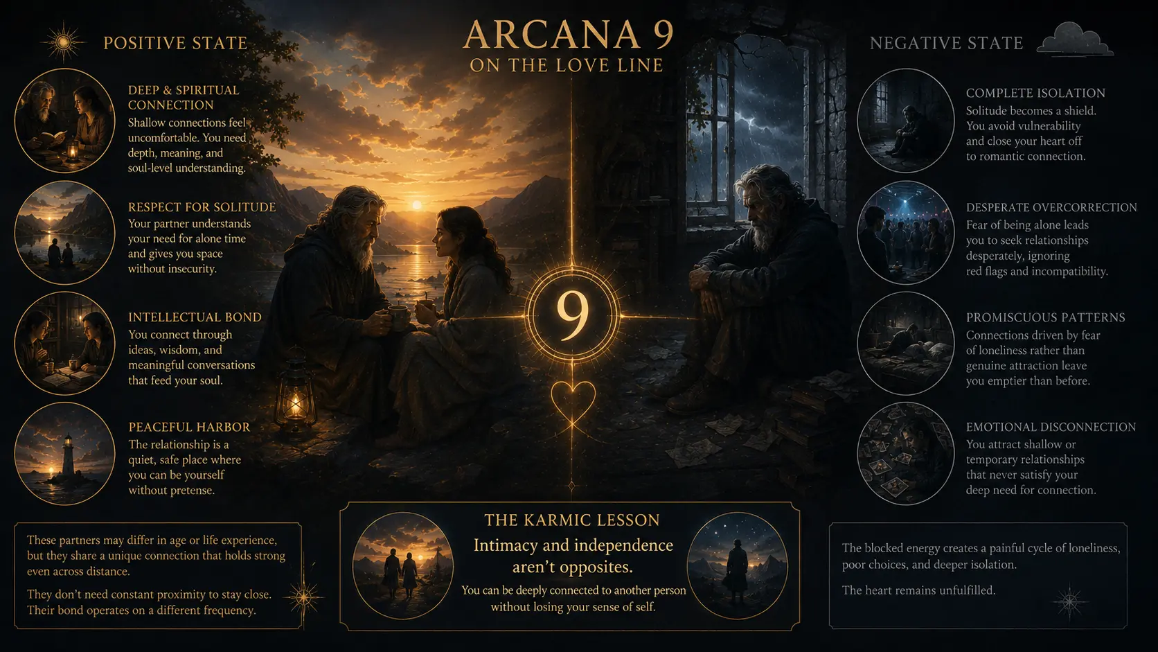 Arcana 9 on the Love Line