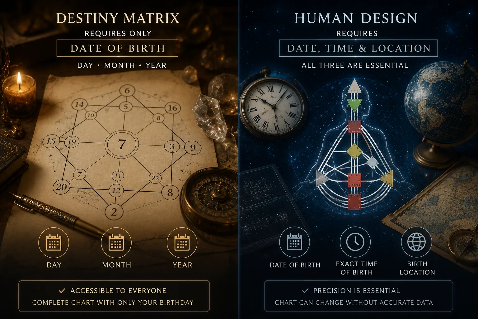 What Data Each System Requires